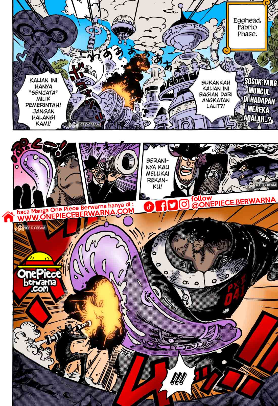Baca manga komik One Piece Berwarna Bahasa Indonesia HD Chapter 1074